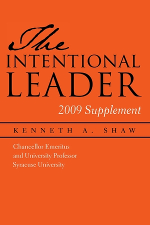 Cover for the book: Intentional Leader, The