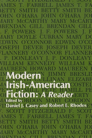 Cover for the book: Modern Irish-American Fiction