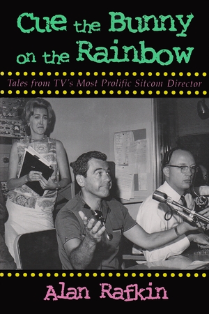 Cover for the book: Cue the Bunny on the Rainbow