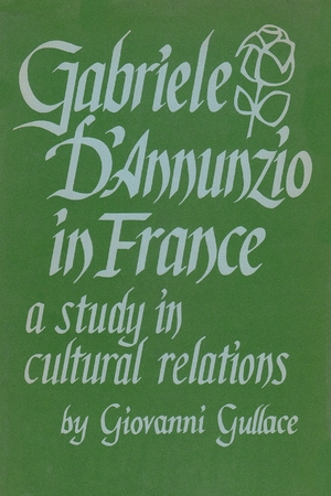 Cover for the book: Gabriele D’Annunzio in France