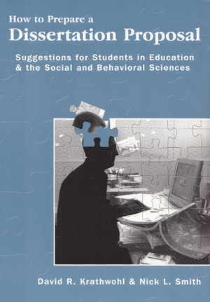 Cover for the book: How to Prepare a Dissertation Proposal