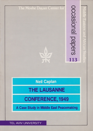 Cover for the book: The Lausanne Conference, 1949
