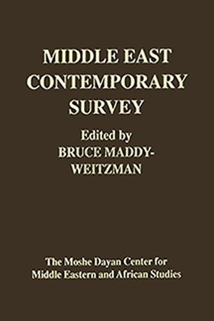 Cover for the book: Middle East Contemporary Survey