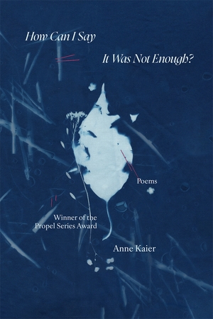 Cover for the book: How Can I Say It Was Not Enough?